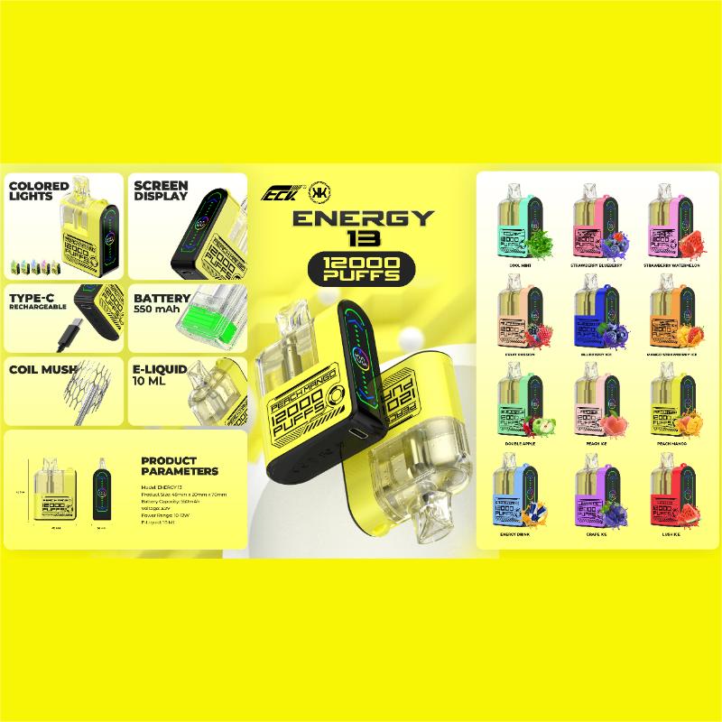 KK Energy13 12000 Puffs Disposable Vape Wholesale - [VapzVape]