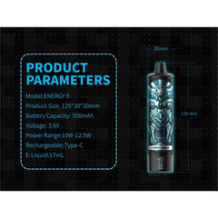 KK ENERGY9 ENERGY DRINK 12000 Puffs Disposable Vape Wholesale - [VapzVape]