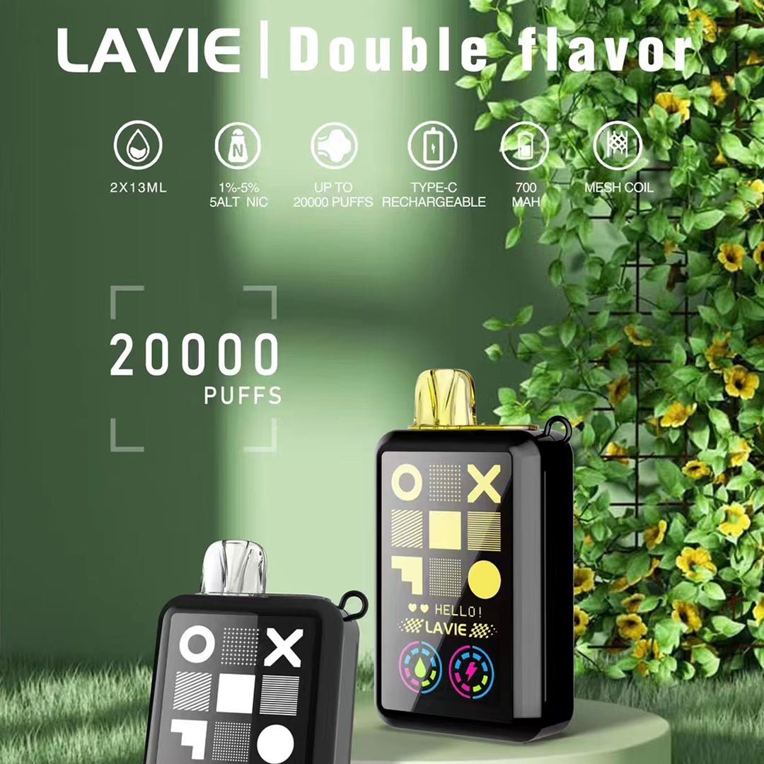 LAVIE Cyber Double Flavor 20000 Puffs Disposable Vape Wholesale - Vapz Vape Wholesale
