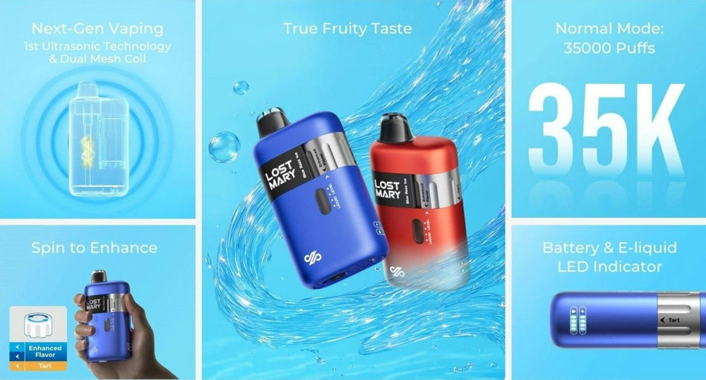 Lost Mary Ultrasonic 35000 Puffs Disposable Vape Wholesale Vapz Vape Wholesale Lost Mary Ultrasonic 35000 Puffs Disposable Vape Wholesale Vapz Vape Wholesale