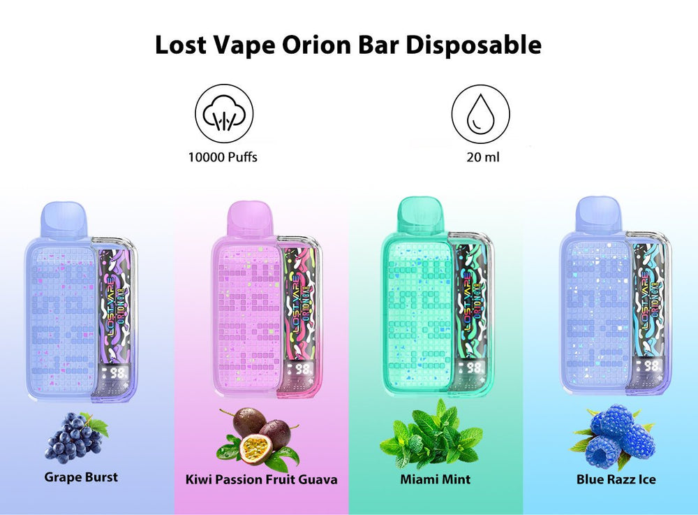 Lost Vape Orion Bar 10000 Puffs Disposable Vape Wholesale - Vapz Vape Wholesale