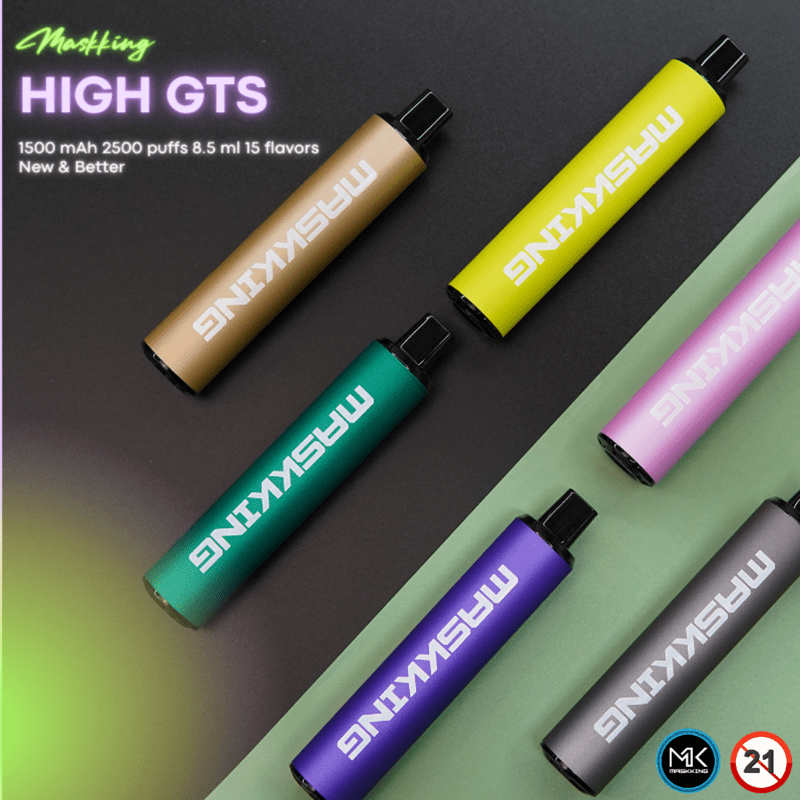 Eu Warehouse MASKKING HIGH GTS 2500 Puffs Disposable Vape Wholesale Vapz Vape Wholesale Eu Warehouse MASKKING HIGH GTS 2500 Puffs Disposable Vape Wholesale Vapz Vape Wholesale
