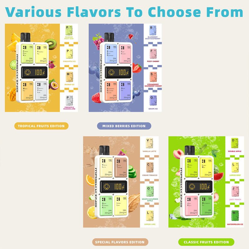 MASKKING LECO 2400 Puffs Pod Device System Wholesale - Vapz Vape Wholesale