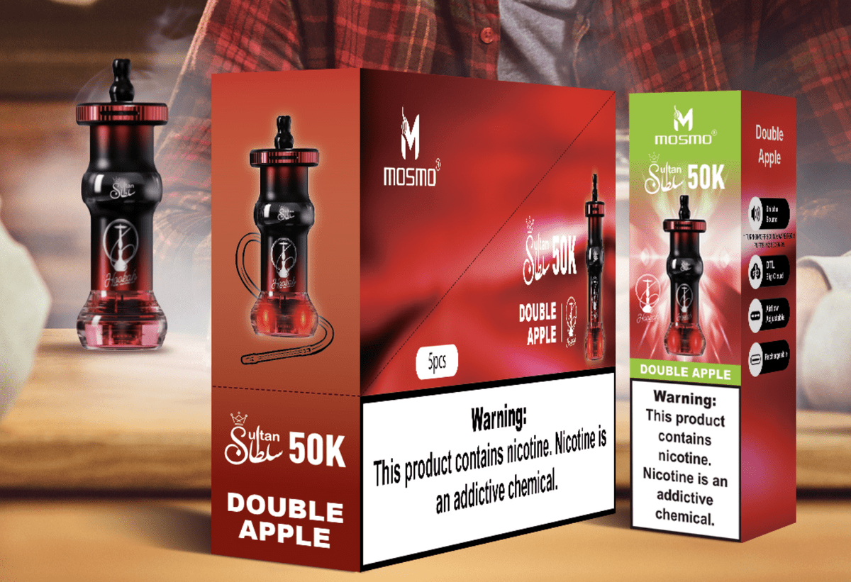 MOSMO Sultan 50000 Puffs Hookah Shape Disposable Vape Wholesale - Vapz Vape Wholesale