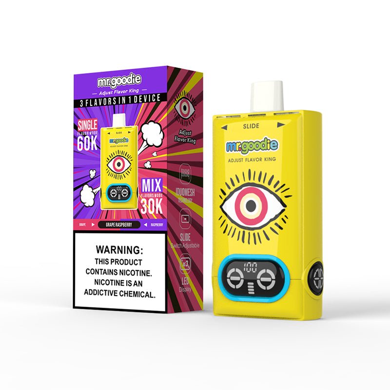 Mr.Goodie Adjust Flavor King 60000 Puffs 3 in 1 Flavors Disposable Vape Wholesale - Vapz Vape Wholesale