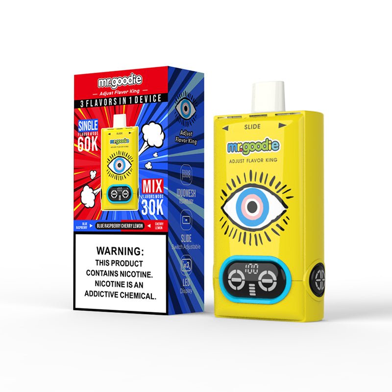 Mr.Goodie Adjust Flavor King 60000 Puffs 3 in 1 Flavors Disposable Vape Wholesale - Vapz Vape Wholesale