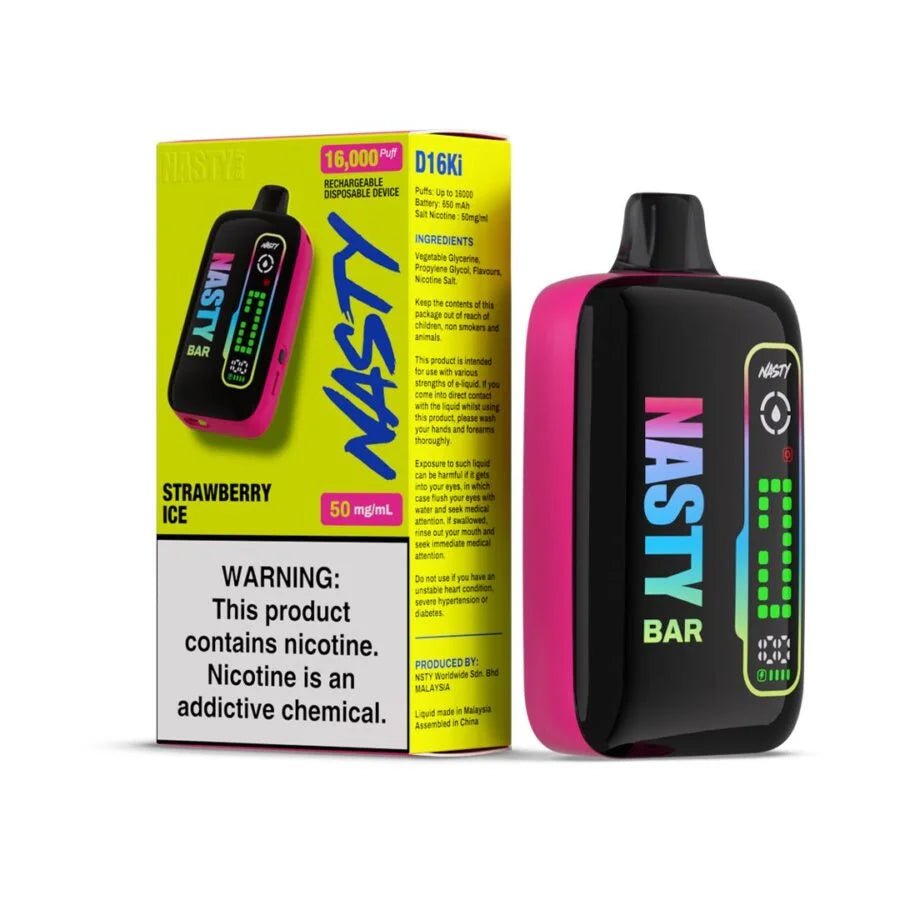 Nasty BAR 16000 Puffs D16KI Disposable Vape Wholesale Vapz Vape Wholesale Nasty BAR 16000 Puffs D16KI Disposable Vape Wholesale Vapz Vape Wholesale