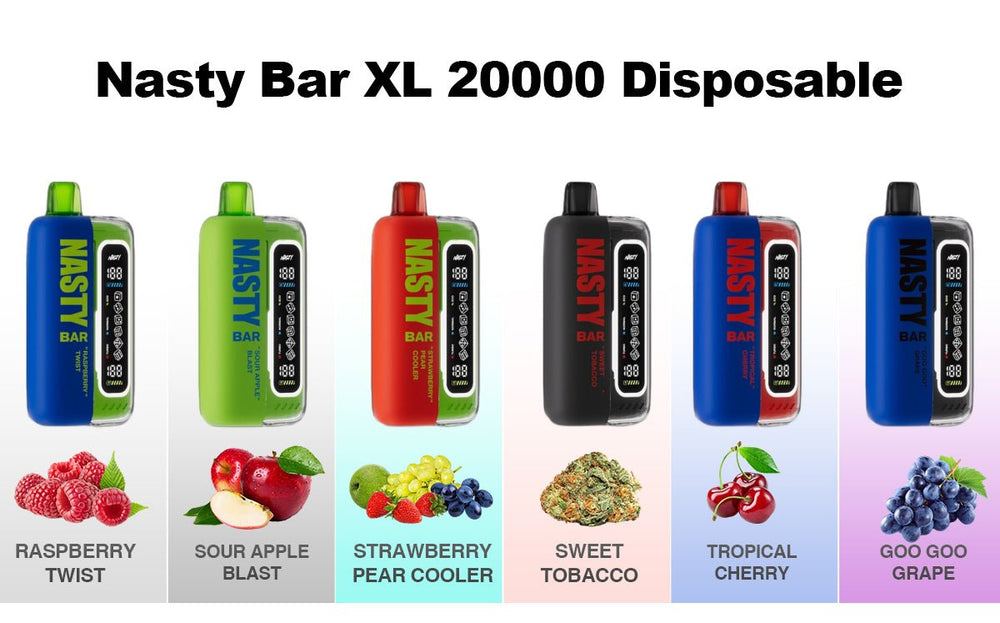 Nasty Bar XL 20000 Puffs Disposable Vape Wholesale Vapz Vape Wholesale Nasty Bar XL 20000 Puffs Disposable Vape Wholesale Vapz Vape Wholesale