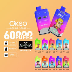 OKSO Double Flavors 60000 Puffs Disposable Vape Wholesale - Vapz Vape Wholesale