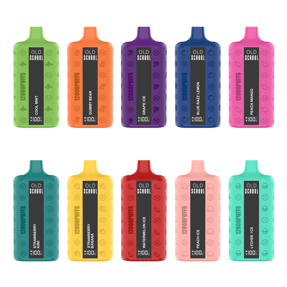 OLD School Leather 12000 Puffs Disposable Vape Wholesale - [VapzVape]