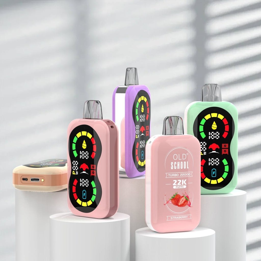 OLD School Turbo 22000 Puffs Disposable Vape Wholesale  Vapz Vape Wholesale