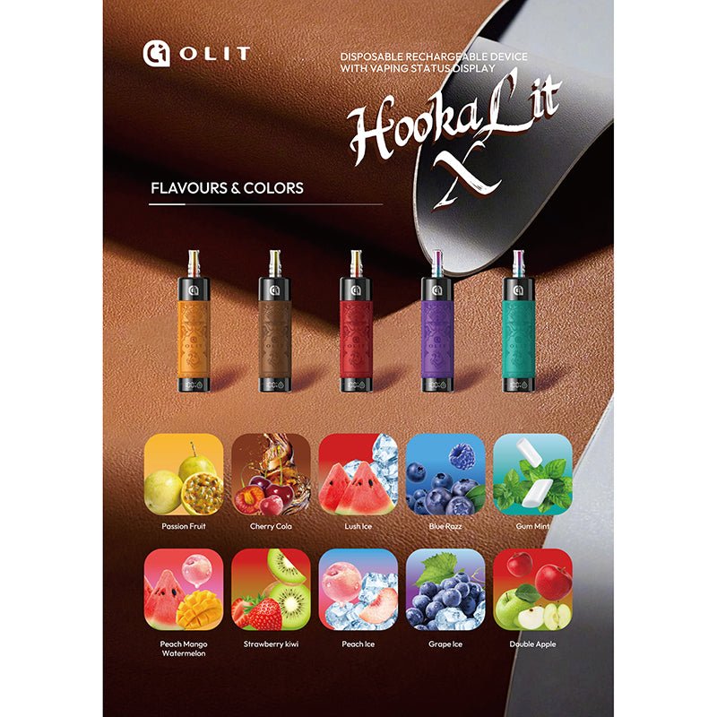 Hookalit Vape Flavors OLIT Hookalit X 20000 Puffs Disposable Vape Wholesale Vapz Vape Wholesale Hookalit Vape Flavors OLIT Hookalit X 20000 Puffs Disposable Vape Wholesale Vapz Vape Wholesale