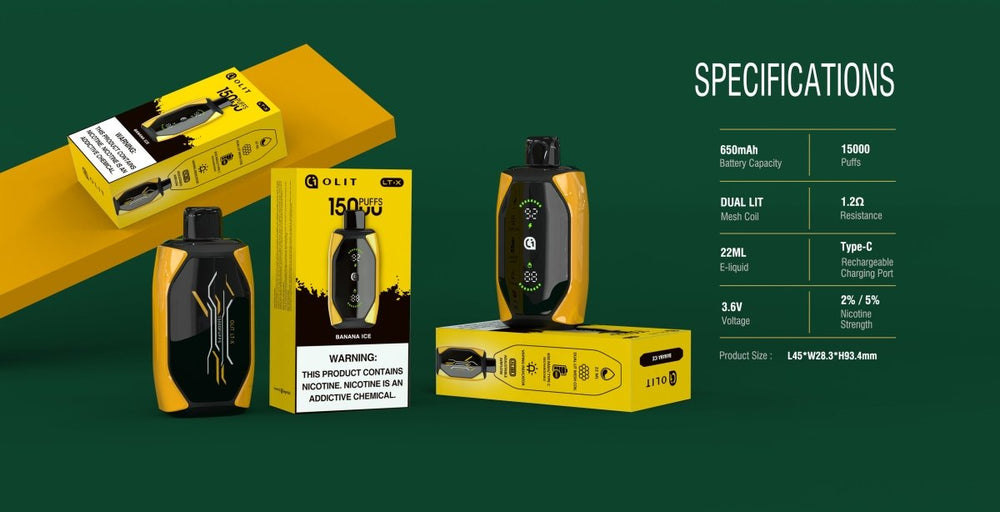 OLIT LTX 15000 Puffs Disposable Vape Wholesale - [VapzVape]