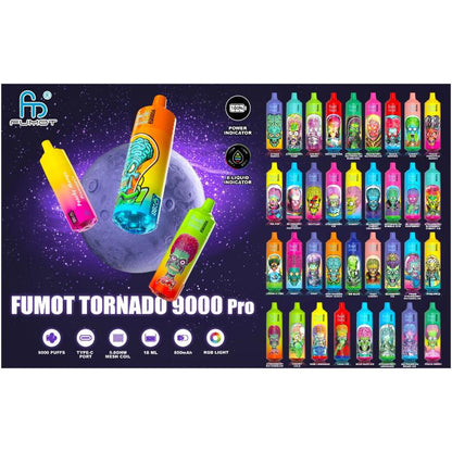 RandM Tornado 9000 Pro Disposable Vape Wholesale - Vapz Vape Wholesale