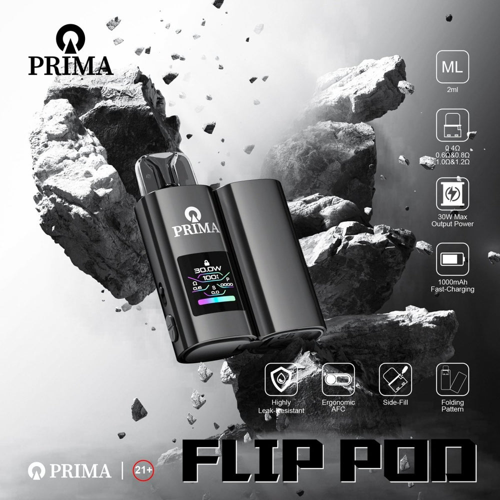 PRIMA FLIp POD 2ml Refillable Vape Wholesale - [VapzVape]