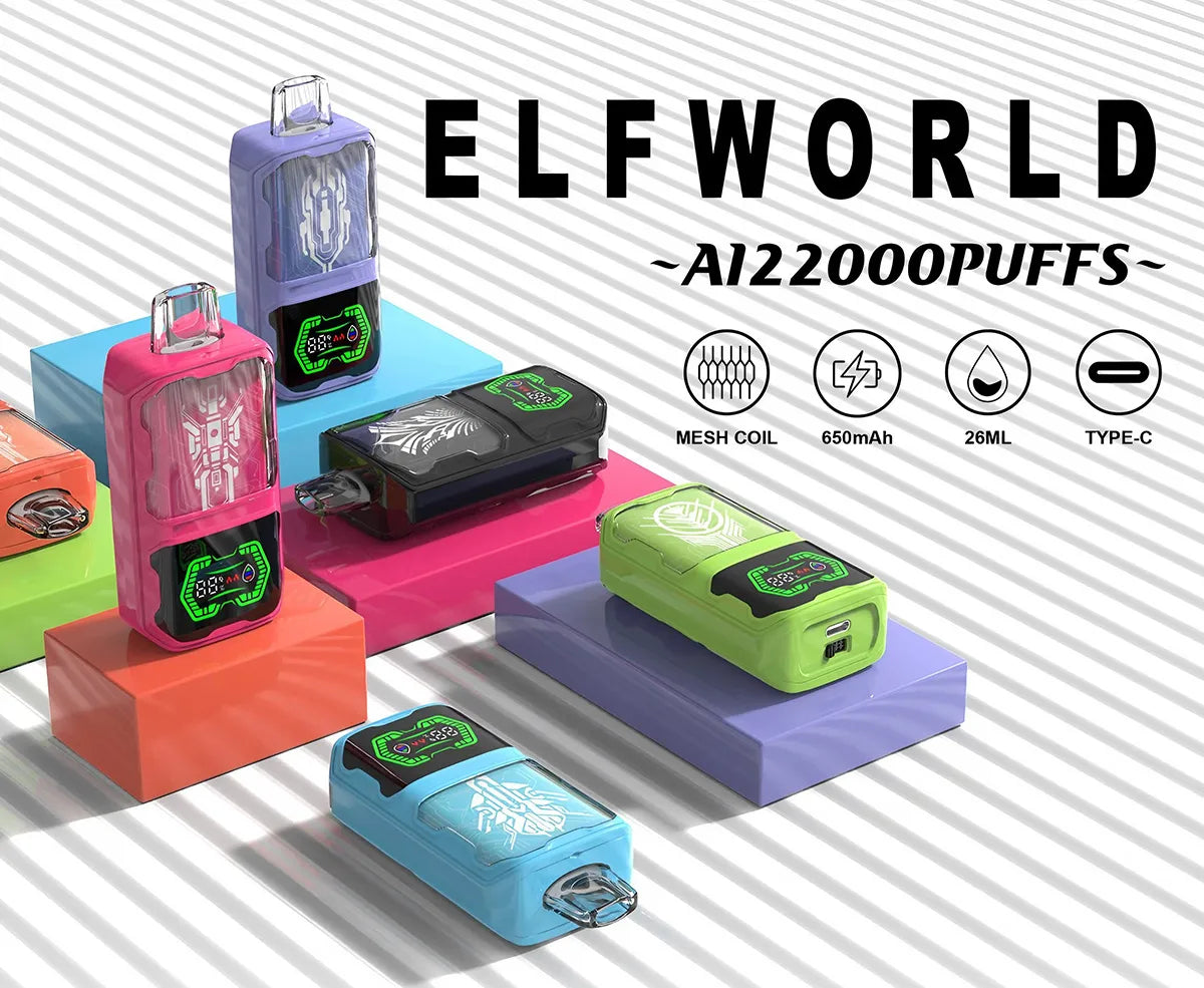 ELFWORLD AI22000Puffs Disposable Vape Wholesale - Vapz Vape Wholesale