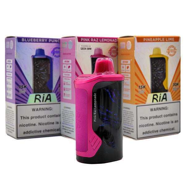 Ria NV30K Disposable Vape By Geek Bar 15ml 5% (30000 Puffs) - Vapz Vape Wholesale