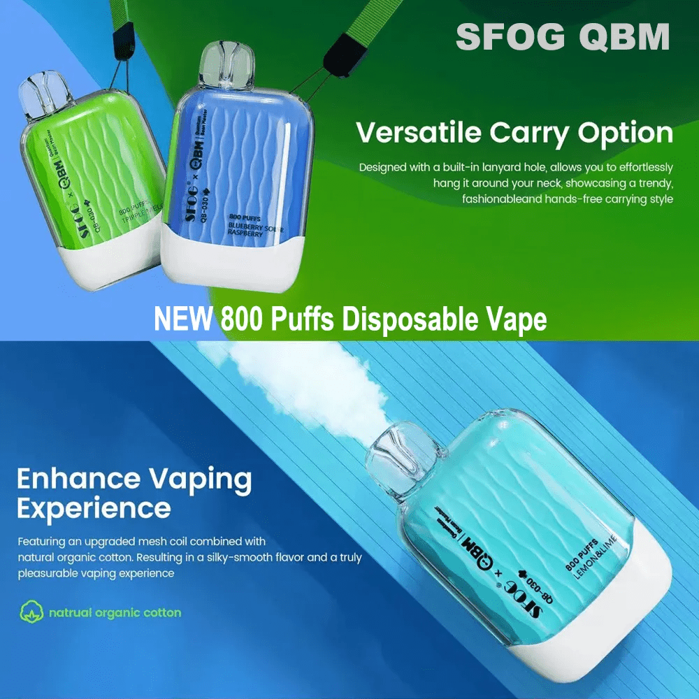 SFOG QB030 800 Puffs Disposable Vape Wholesale Vapz Vape Wholesale SFOG QB030 800 Puffs Disposable Vape Wholesale Vapz Vape Wholesale
