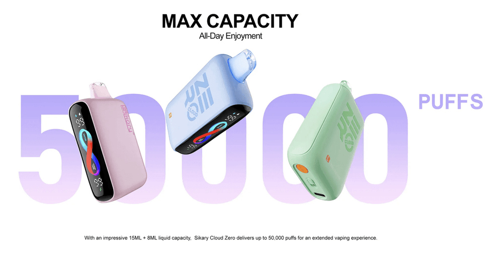 Sikary Cloud Zero 50000 Puffs Smoke-Free Disposable Vape Wholesale Vapz Vape Wholesale Sikary Cloud Zero 50000 Puffs Smoke-Free Disposable Vape Wholesale Vapz Vape Wholesale