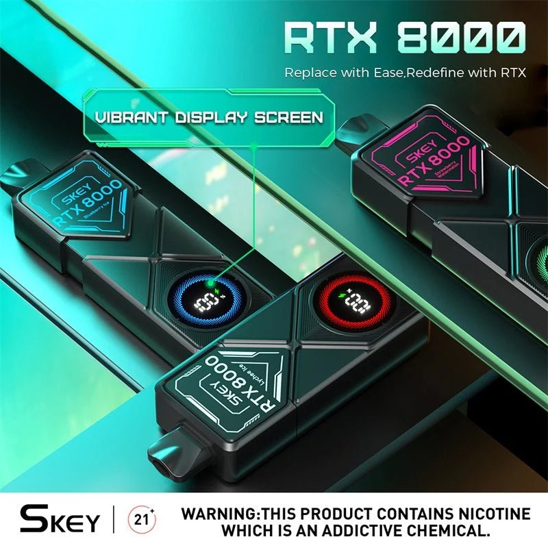 SKEY RTX 10000 Puffs Pod Device System Wholesale - Vapz Vape Wholesale