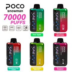EU Warehouse POCO Snowman 70000 Puffs Disposable Vape Wholesale