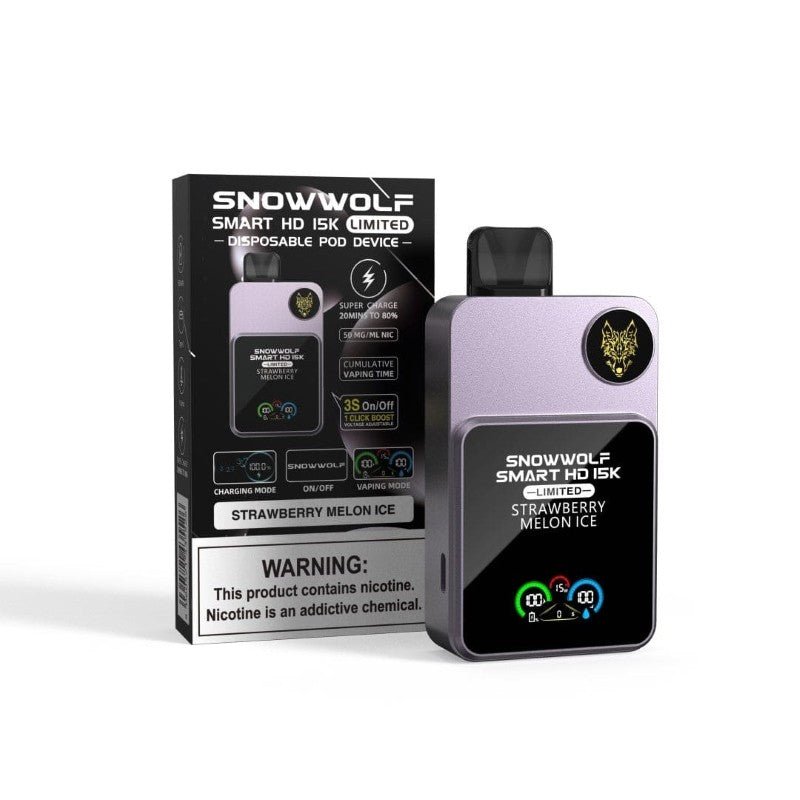 SNOWWOLF Smart HD 15000 Puffs Disposable Vape Wholesale Vapz Vape Wholesale SNOWWOLF Smart HD 15000 Puffs Disposable Vape Wholesale Vapz Vape Wholesale