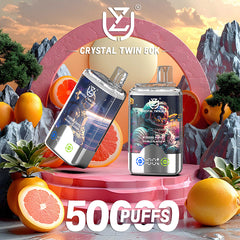 EU Warehouse UZY CRYSTAL TWIN 50000 Puffs Disposable Vape Wholesale - [VapzVape]