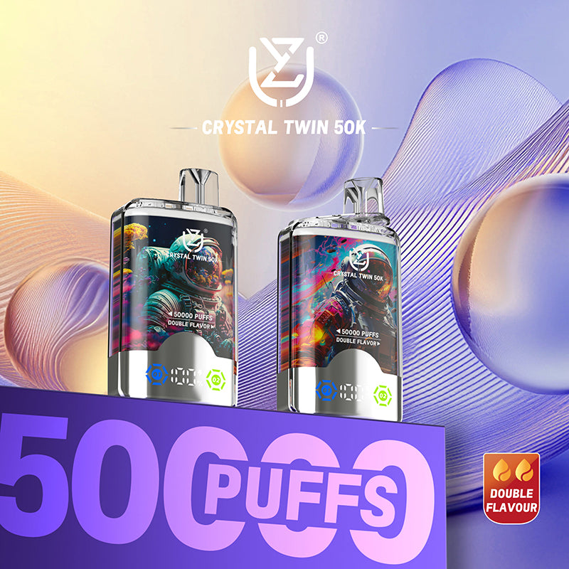 EU Warehouse UZY CRYSTAL TWIN 50000 Puffs Disposable Vape Wholesale - [VapzVape]