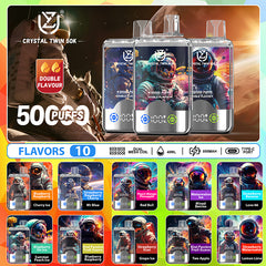 EU Warehouse UZY CRYSTAL TWIN 50000 Puffs Disposable Vape Wholesale - [VapzVape]