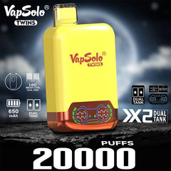 Vapsolo Twins 20000 Puffs Disposable Vape Wholesale - Vapz Vape Wholesale