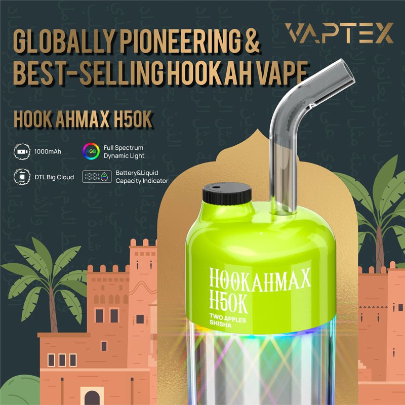 VAPTEX HOOK AHMAX H50000 Puffs Disposable Vape Wholesale - [VapzVape]
