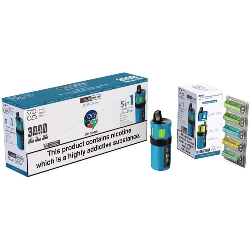VOOM 5 Multi 3000 Puffs Disposable Vape Wholesale Vapz Vape Wholesale VOOM 5 Multi 3000 Puffs Disposable Vape Wholesale Vapz Vape Wholesale