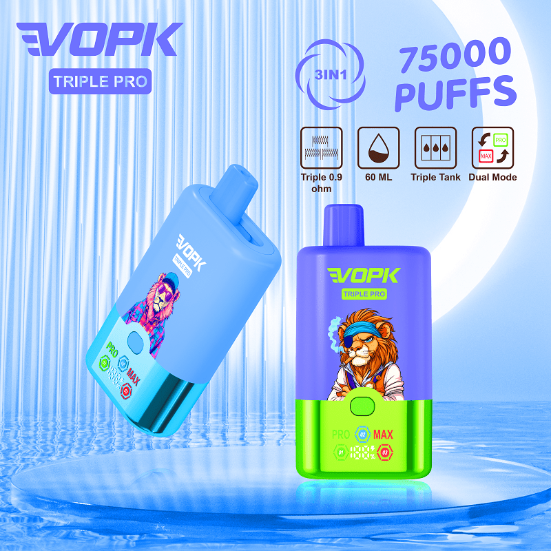 VOPK TRIPLE PRO 75000 Puffs Disposable Vape Wholesale - Vapz Vape Wholesale