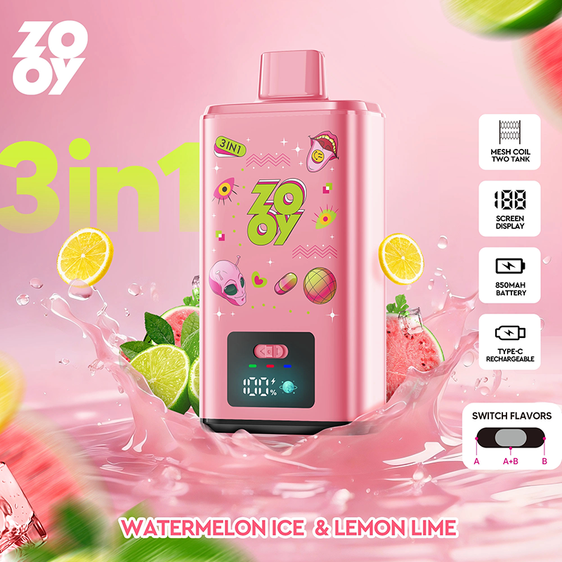EU Warehouse ZOOY 3IN1 150k Puffs Disposable Vape Wholesale - [VapzVape]