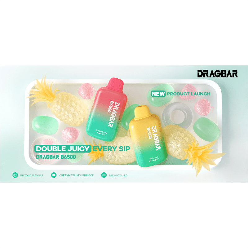 ZOVOO DRAGBAR B6500 Puffs Disposable Vape Wholesale - Vapz Vape Wholesale